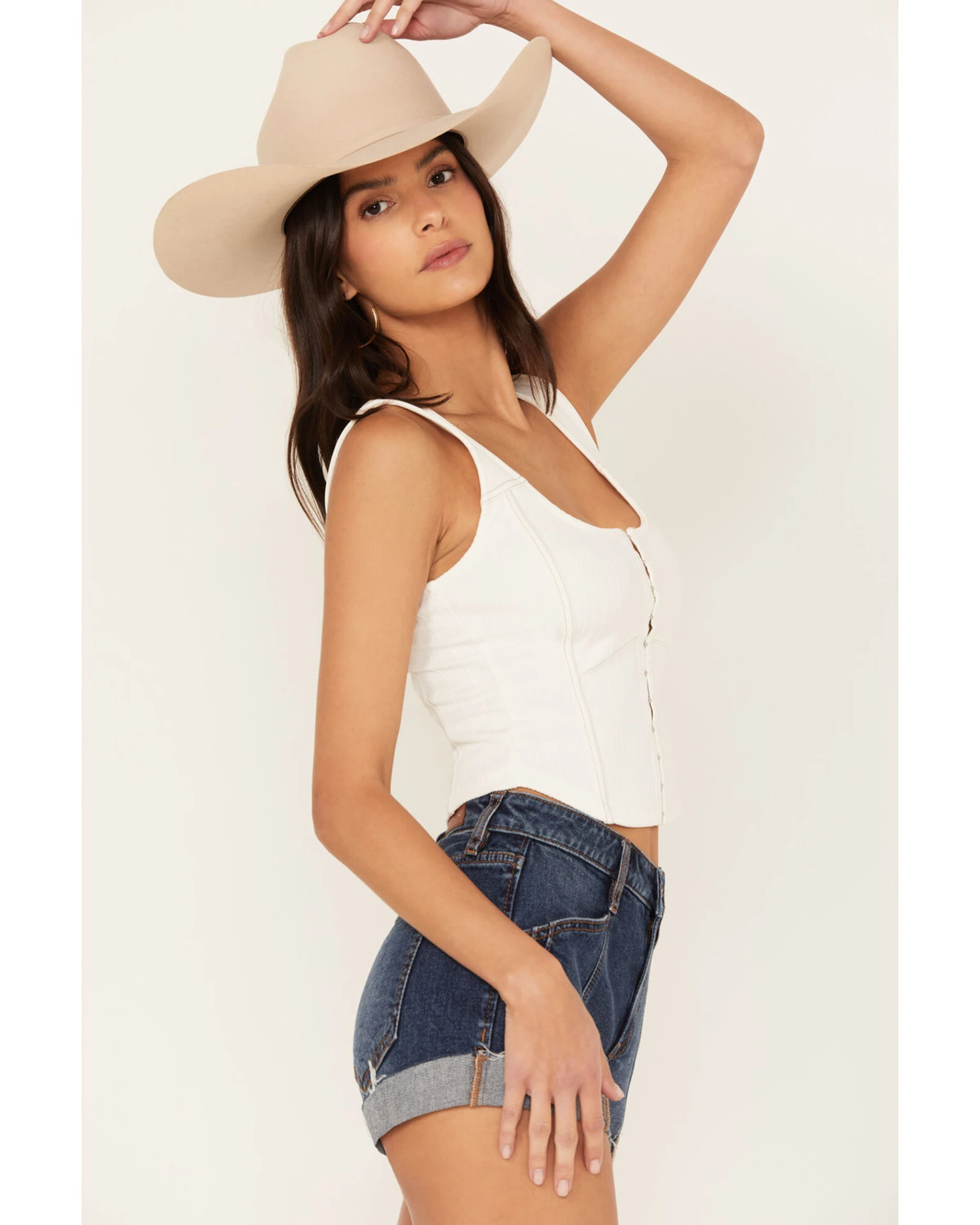 Shyanne Women's Corset Tank 4 Shyanne Women's Corset Tank - Image 2