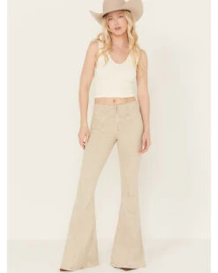 Shyanne Women's Moonstruck High Rise Pull On Super Flare Jeans -Shyanne Apparel Shop 2000386837 020 P1