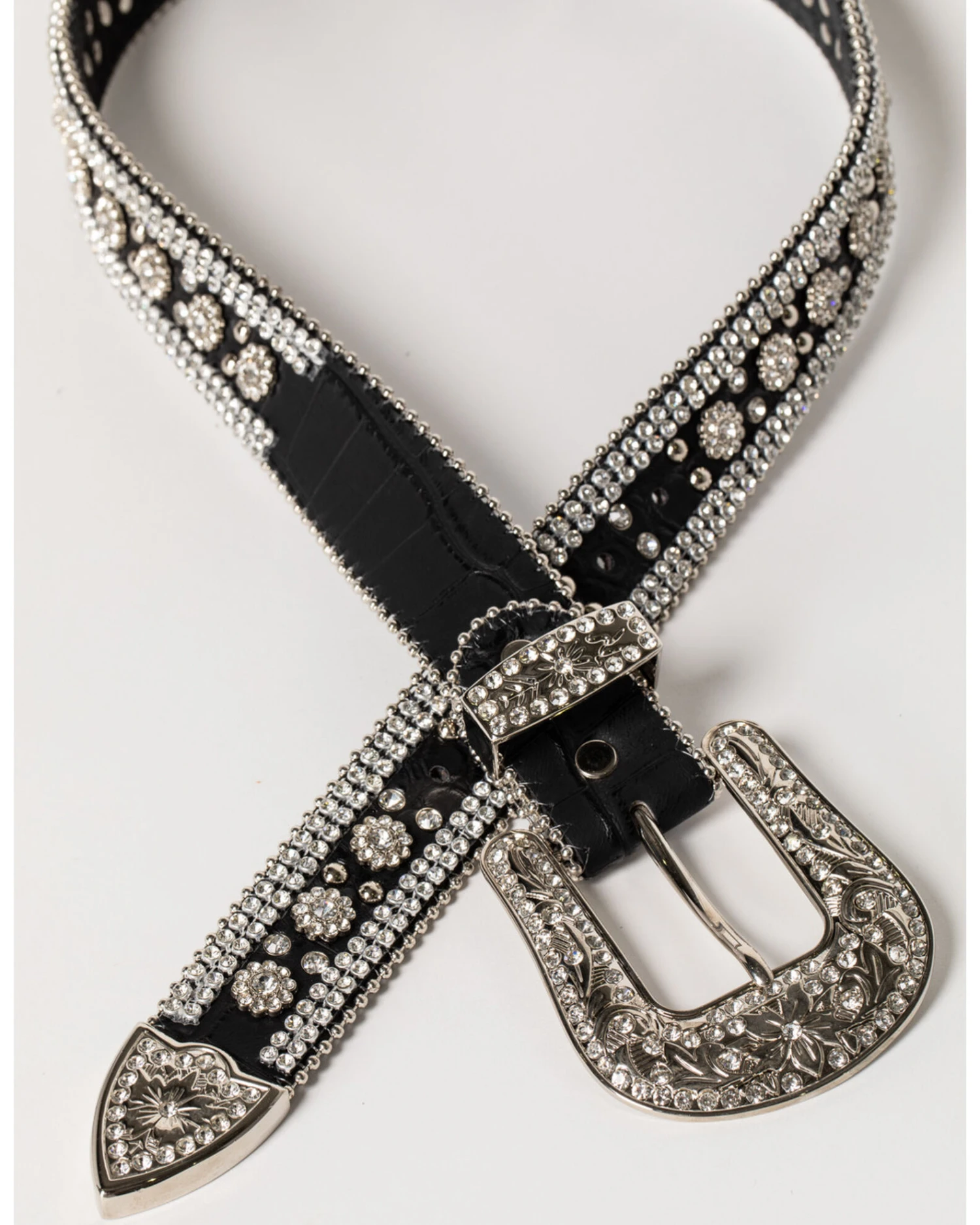 Shyanne Women's Floral Bling Belt 4 Shyanne Women's Floral Bling Belt - Image 2